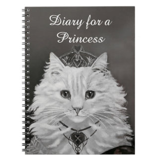 Diary for a Princess - Cat Queen of Hearts Notitieboek