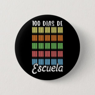 Dias de Escuela klas 100 dagen van school leerling Ronde Button 5,7 Cm