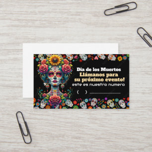 Dias de los muertos visitekaartje