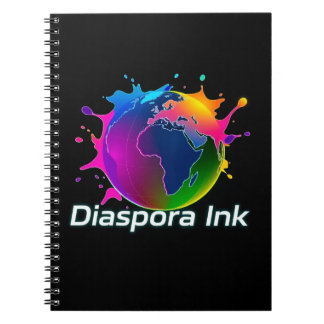 Diaspora Ink. Hartvormig schrift. Notitieboek