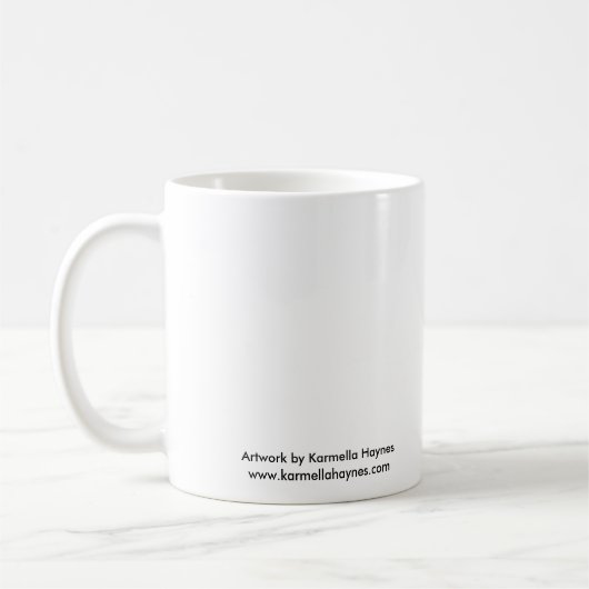 "Diaspora Quilt" keramische mok (Links)