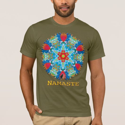 Diatome Namaste Kaleidoscoop T-shirt (Voorkant)