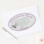 Diatomeeënaarde ovale sticker (Envelop)