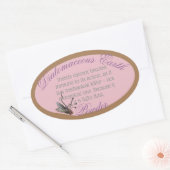 Diatomeeënaarde ovale sticker (Envelop)