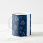 Diatomen - microscopisch zee koffiemok (Voorkant links)