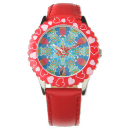 Diatoom Kaleidoscoop Horloge