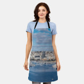 Diavoorhaven met moderne gebouwen en boten schort (Gedragen)