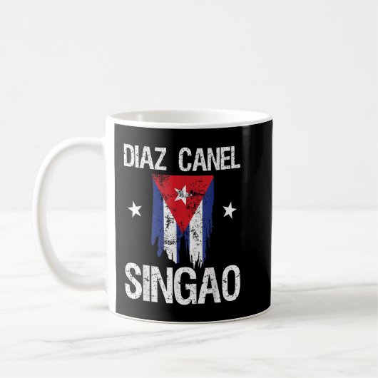 Diaz Canel Singao Cuba Koffiemok (Links)