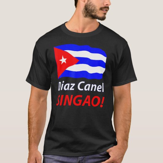 Diaz Canel Singao Patria Y Vida Movimiento San Isi T-shirt (Voorkant)