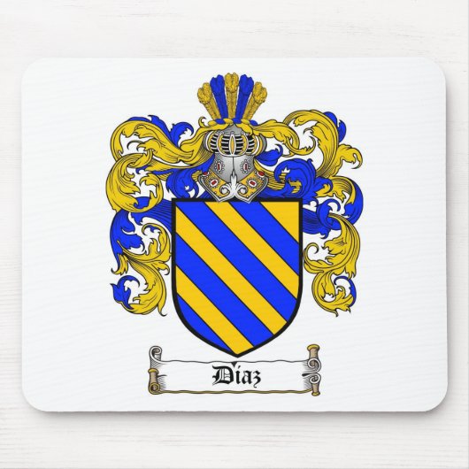 DIAZ FAMILIE CREST - DIAZ-WAPENKUST MUISMAT (Voorkant)