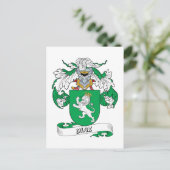 Diaz Family Crest Briefkaart (Staand voorkant)