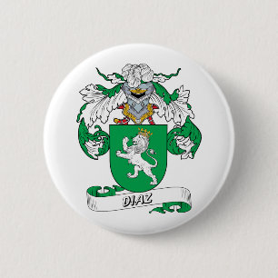 Diaz Family Crest Ronde Button 5,7 Cm