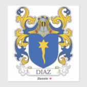Diaz Family Crest Sticker (Vel)
