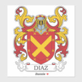 Diaz Family Crest Sticker (Vel)