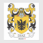 Diaz Family Crest Sticker (Vel)