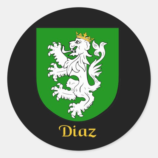Diaz Family Shield Stickers (Voorkant)