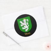 Diaz Family Shield Stickers (Envelop)