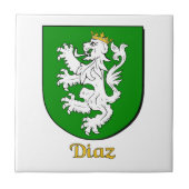 Diaz Family Shield Tegeltje (Voorkant)