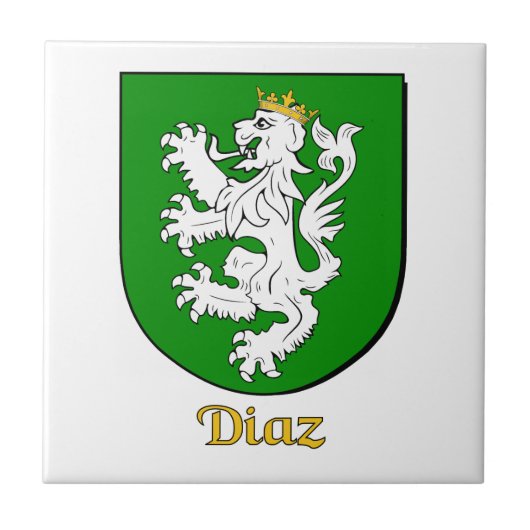Diaz Family Shield Tegeltje (Voorkant)