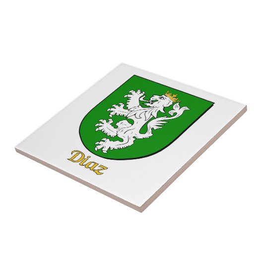 Diaz Family Shield Tegeltje (Zijkant)