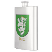 Diaz Heraldic Shield Heupfles (Links)