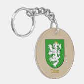 Diaz Historisch Schild met Spaanse vlag Sleutelhanger (Voorkant Links)