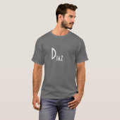 Diaz Mannen American Apparel Poly-Cotton T-Shirt (Voorkant volledig)
