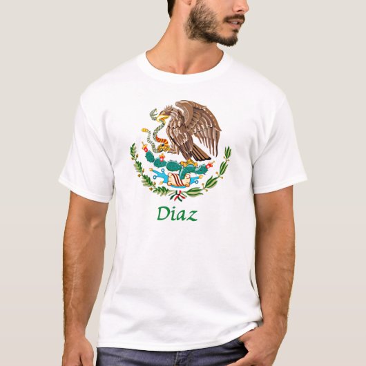 Diaz Mexican National Seal T-shirt (Voorkant)