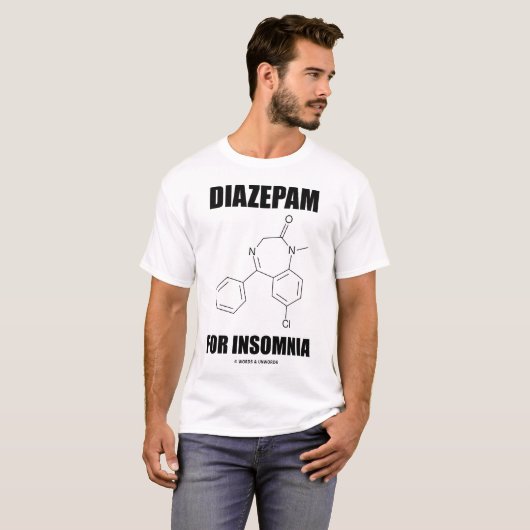 Diazepam voor slapeloosheid t-shirt (Voorkant volledig)