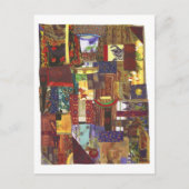 Dibble_Art20_Crazed_Quilt Briefkaart (Voorkant)