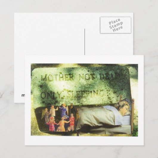 Dibble_Art37_Moeder_Niet_Dood Briefkaart (Voorkant / Achterkant)