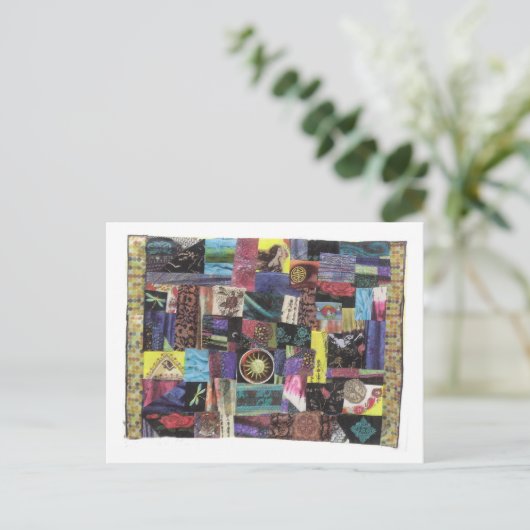 Dibble_Artworks_043_Crazed_Quilt_2 Briefkaart (Staand voorkant)