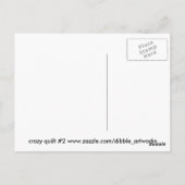 Dibble_Artworks_043_Crazed_Quilt_2 Briefkaart (Achterkant)