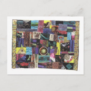 Dibble_Artworks_043_Crazed_Quilt_2 Briefkaart