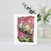 Dibble_Artworks_049_Surfing_Bunnies Briefkaart (Staand voorkant)