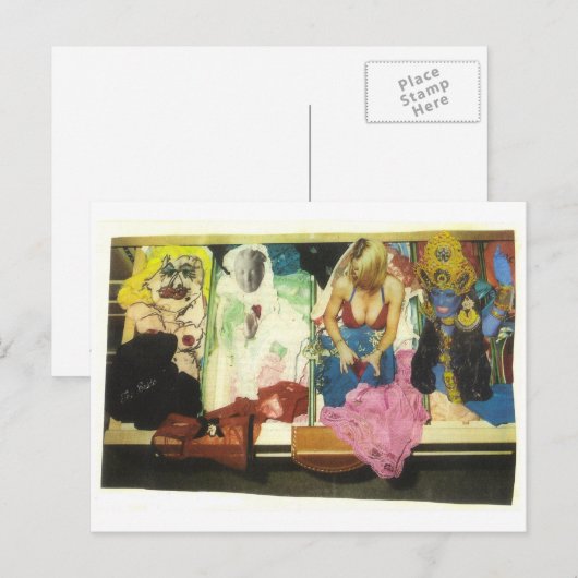 Dibble_Artworks_069_4_Faces_Of_Eve Briefkaart (Voorkant / Achterkant)