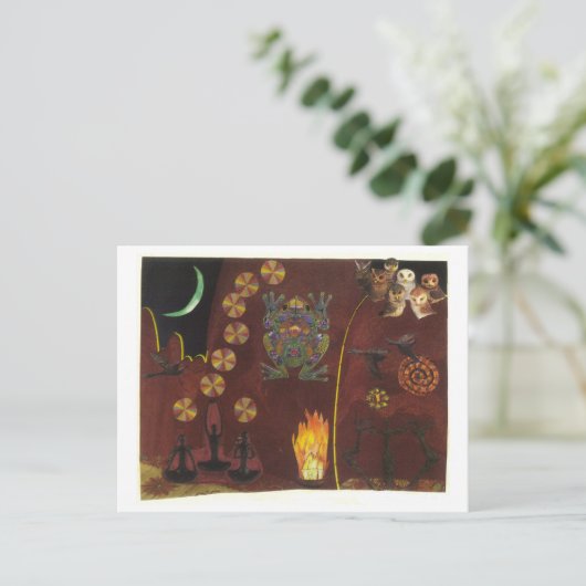 Dibble_Artworks_071_Dreaming_World Briefkaart (Staand voorkant)