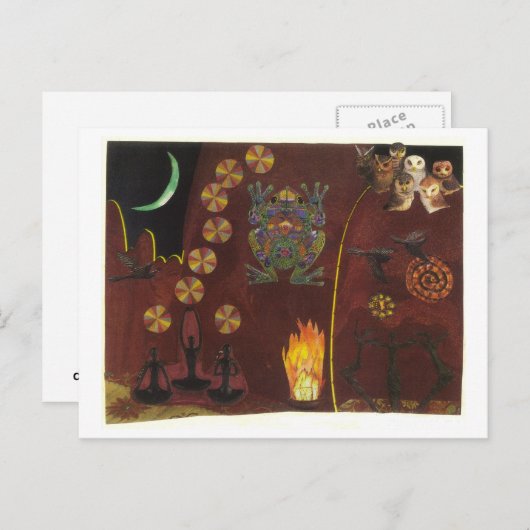 Dibble_Artworks_071_Dreaming_World Briefkaart (Voorkant / Achterkant)