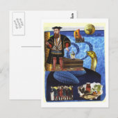 Dibble_Artworks_073_Vasco_de_Gamma Briefkaart (Voorkant / Achterkant)