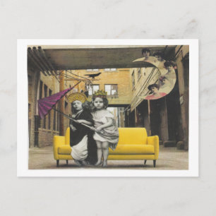 Dibble_Artworks_107_April_And_June Briefkaart