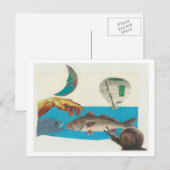 Dibble_Artworks_118_Red_Fish Briefkaart (Voorkant / Achterkant)