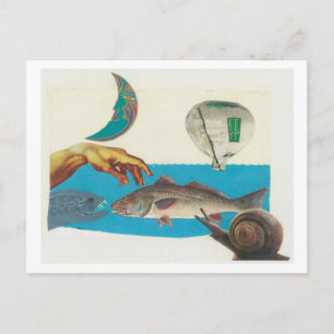 Dibble_Artworks_118_Red_Fish Briefkaart