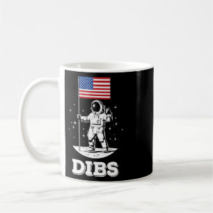 Dibs Amerikaanse Vlag Ruimtevaarder Ruimte 4 juli Koffiemok