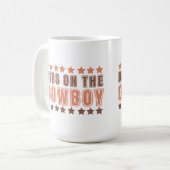 Dibs On The Cowboy Koffiemok (Voorkant links)