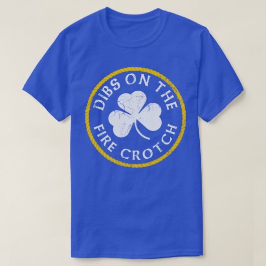 Dibs on the Fire Crotch Roodharige Ginger St Patri T-shirt (Design voorkant)