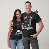 Dibs On The Firefighter Wife Girlfriend Thin Red T-shirt (Unisex)