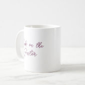 Dibs on the Pastor - Pastor's Wife Script Koffiemok (Voorkant links)