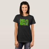 Dibs on the Redhead for St Patricks Day Party T-shirt (Voorkant volledig)