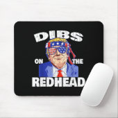 Dibs On The Redhead Shirt Funny St Patricks Day Pr Muismat (Met muis)