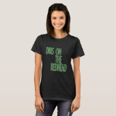 Dibs On The Redhead St Patrick's Day T-shirt (Voorkant volledig)